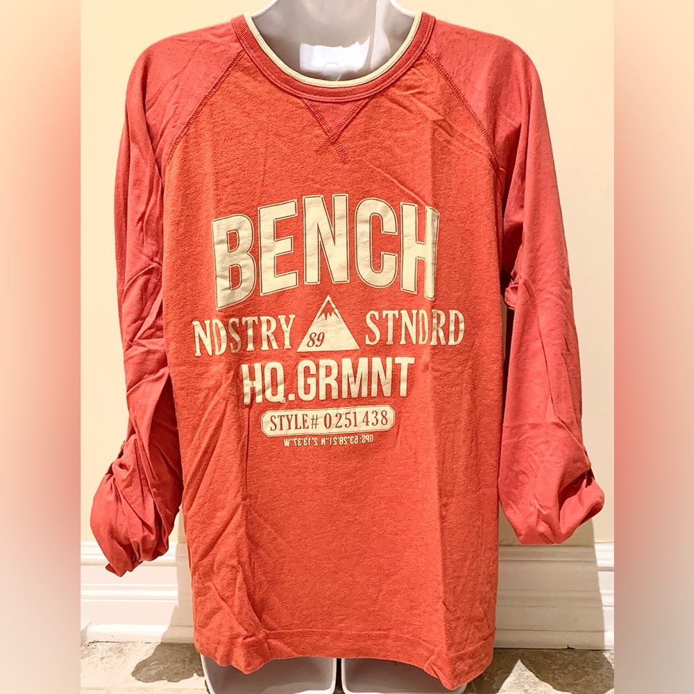 Bench Crew Neck Long Sleeve T Shirt Jersey